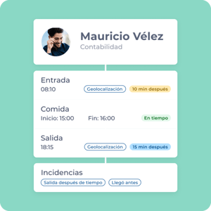 Reloj checador - 15