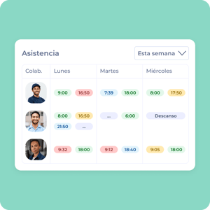 Reloj checador - 16